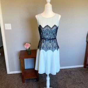 Vintage VS Mint Pleat Dress, Size 4